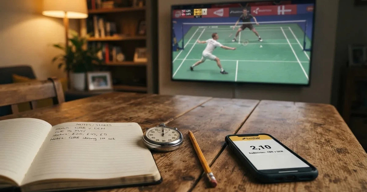 An open notebook with a pencil and a stopwatch on a wooden table
